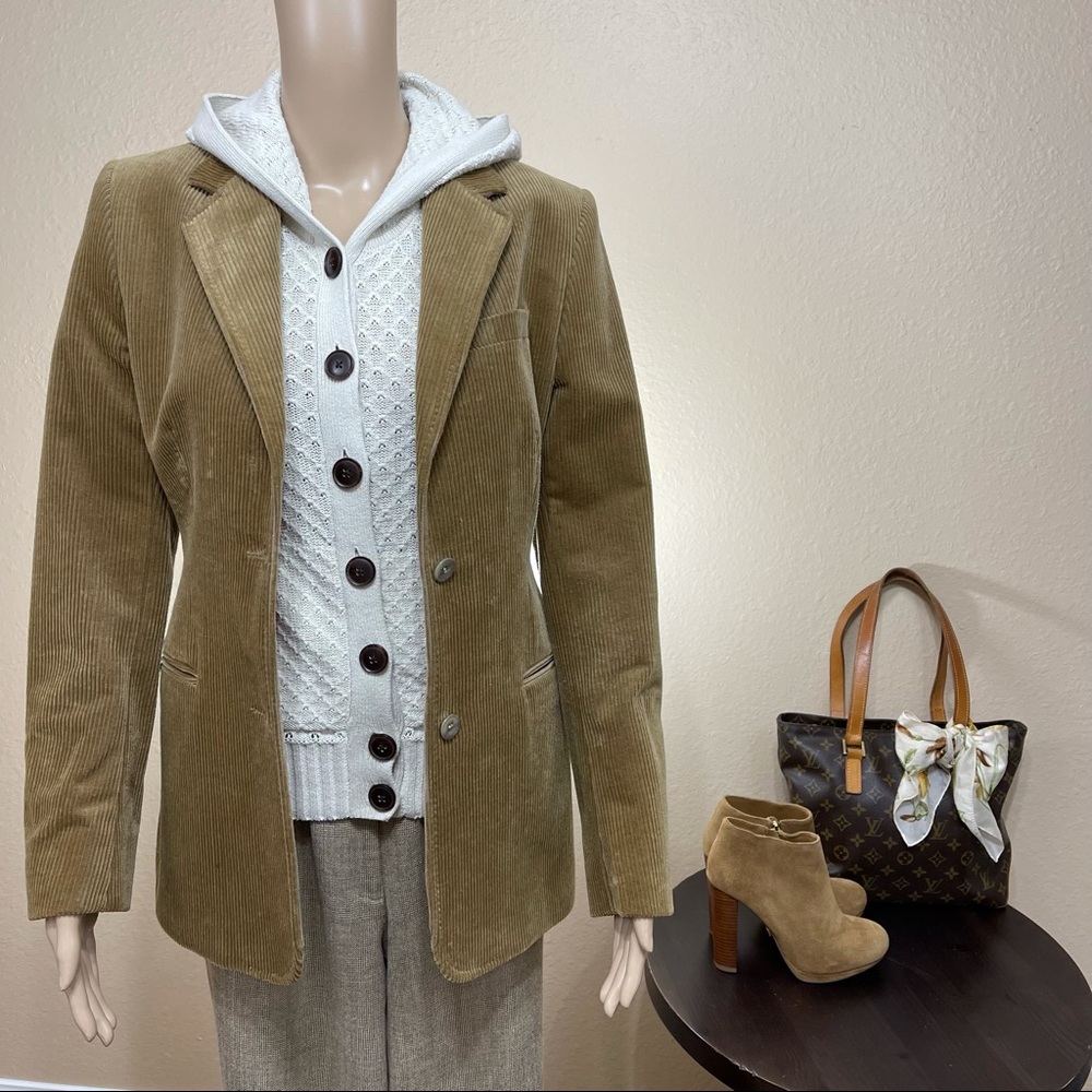 🌱 JOSEPH Long Corduroy Sport Blazer